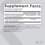 Vitamin D3+K2 Soft Capsules - Vital