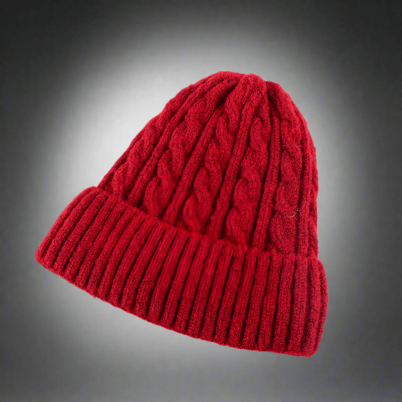 Winter Mohair Women Fleece Knitted Beanie - Vital