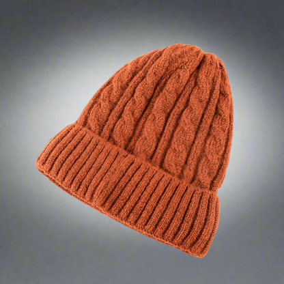 Winter Mohair Women Fleece Knitted Beanie - Vital