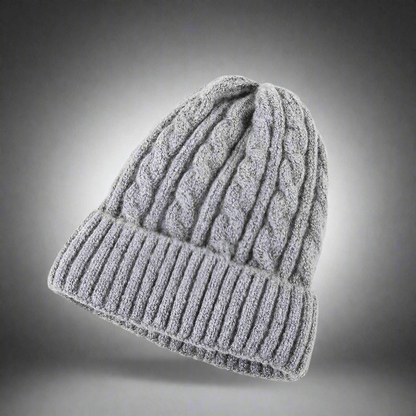 Winter Mohair Women Fleece Knitted Beanie - Vital
