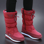Winter New Plus Velvet Thick Cotton Shoes Thermal Middle Tube Waterproof Non - slip Boots - Vital