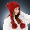 Women's Solid Color Knitted Beanie - Vital